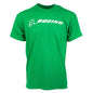 Product image of the t-shirt in an irish green color with white Boeing logo across the chest.