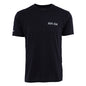 The Boeing AH-64 Apache Series Unisex T-Shirt by BOEING is a plain black, short-sleeve performance tee featuring “AH-64” in white text on the left chest—ideal for aviation fans.
