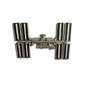 The Boeing ISS Illustrated Magnet by The Boeing Store showcases a metal model of the International Space Station on a white background. The detailed solar panels and modules are vividly highlighted with enamel color fill, reflecting the iconic design of the real ISS.