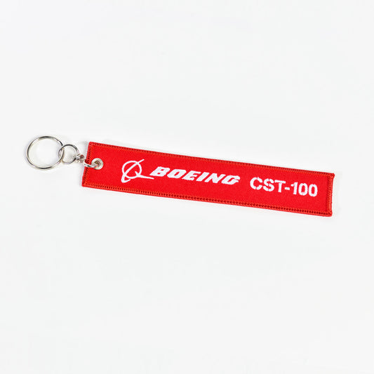 Boeing CST-100 Remove Before Launch Keychain (3011353739386)