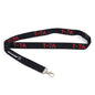The Boeing T-7A Red Hawk Series Lanyard by BOEING features a black aviation-style design with red T-7A text, white BOEING logo, metal swivel hook, and a detachable buckle for convenience.