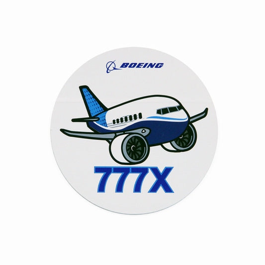 Boeing 777X Pudgy Sticker (2866191990906)